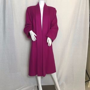 GORGEOUS Fuschia Coat (w/ tiny imperfections)